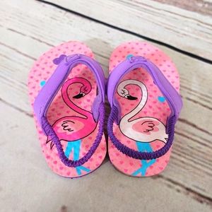 Flamingo flip flops